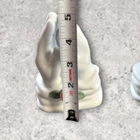 Vintage Lot/5 Praying Hands Ceramic Bundle/5 Centerpiece Craft - Picture 8 of 15